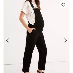 Madewell maternity overalls